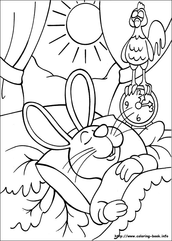 Peter Cottontail coloring picture